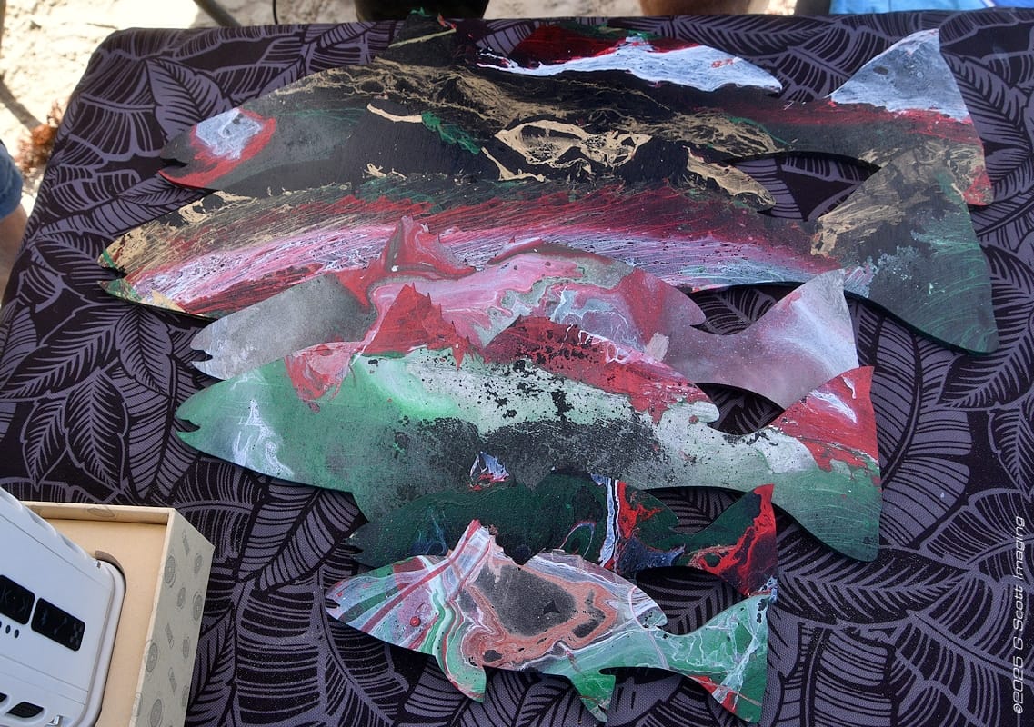 Customer photo review of Unfinished Wood Red Drum Fish Silhouette - Craft- up to 46" DIY