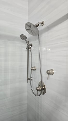 Customer photo review of Slide Bar with Shower Head Holder