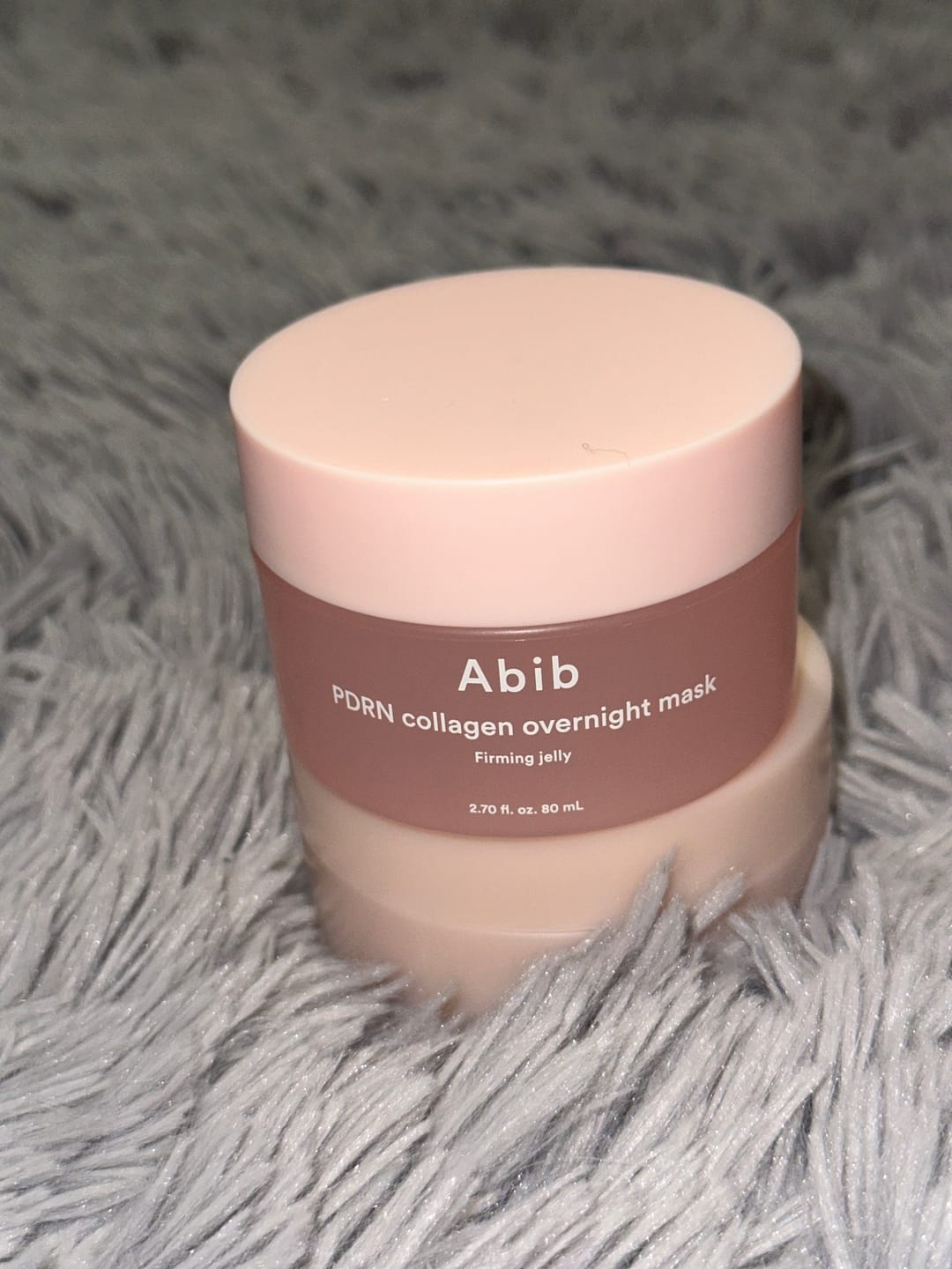 Customer photo review of PDRN collagen overnight mask Firming jelly