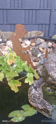 Customer photo review of Gartenstecker Angelndes Kind