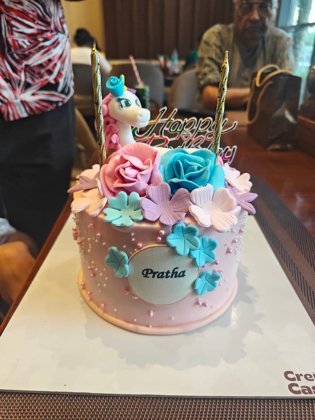 Customer photo review of Unicorn Lush Hair Cake