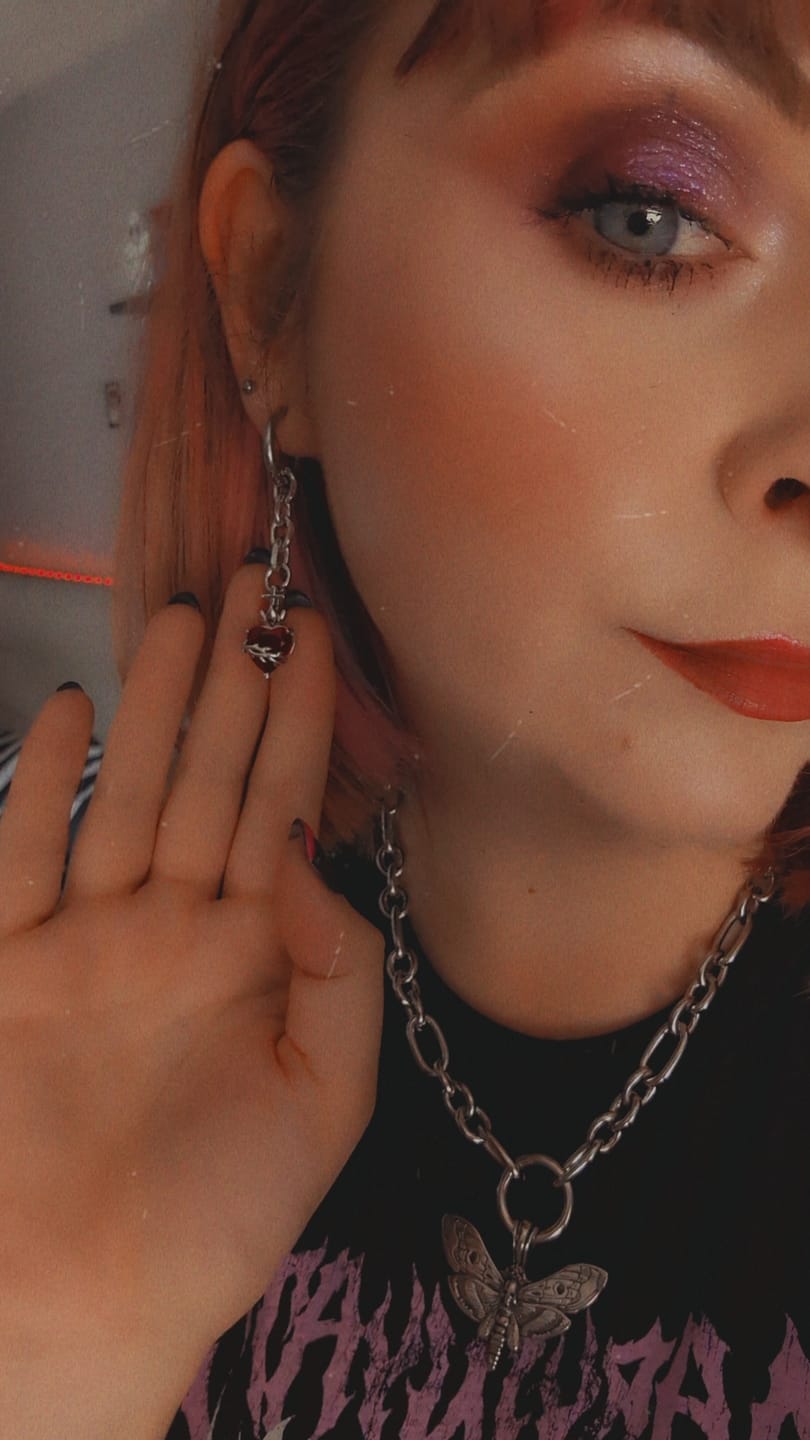 Customer photo review of Ignite Earrings
