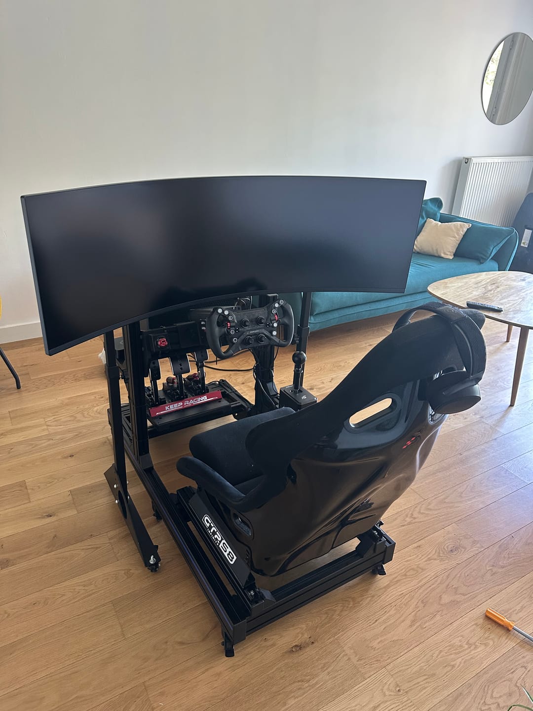 Customer photo review of Portable Monitor Stand