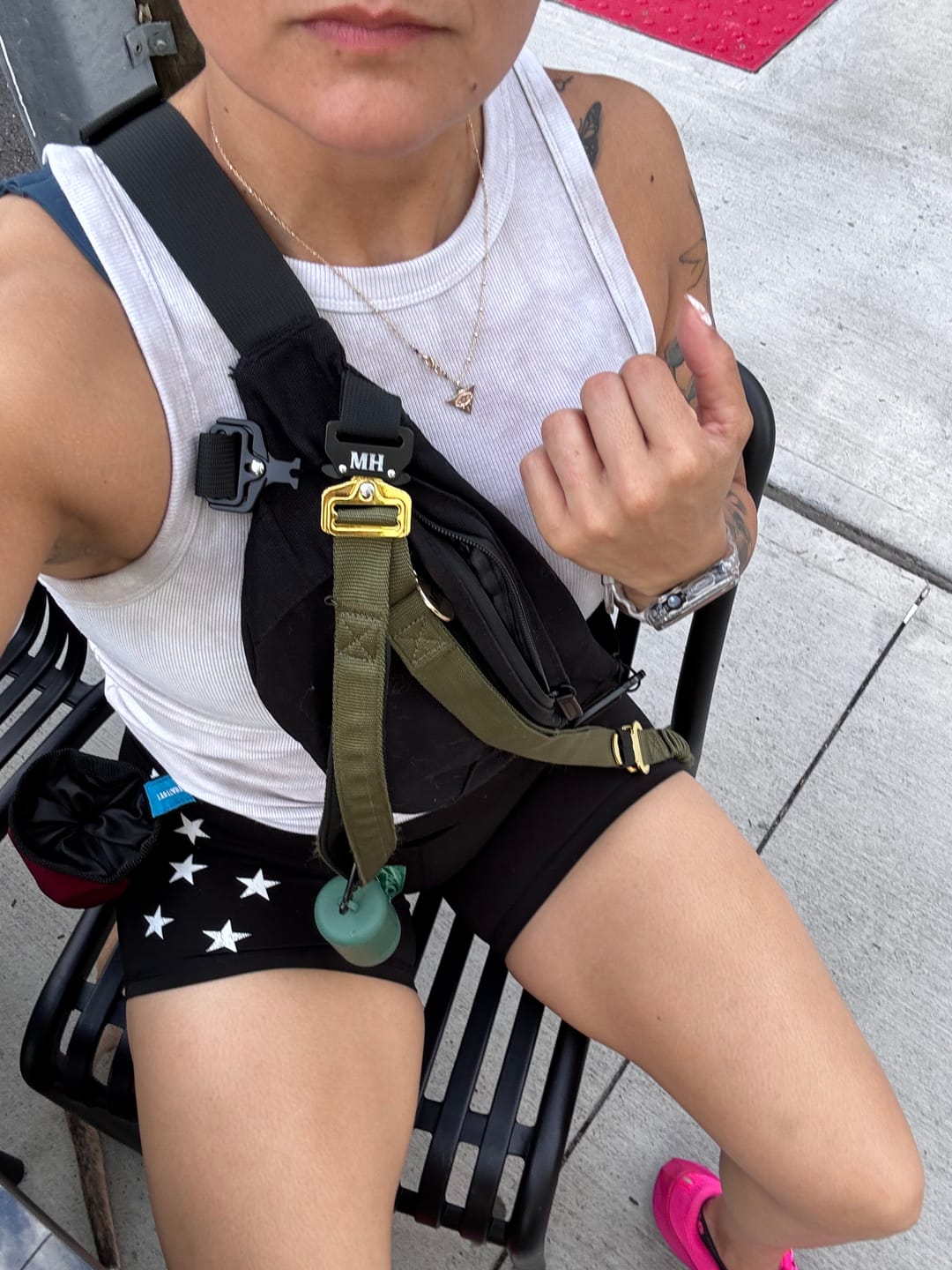Customer photo review of Utility Fanny Pack