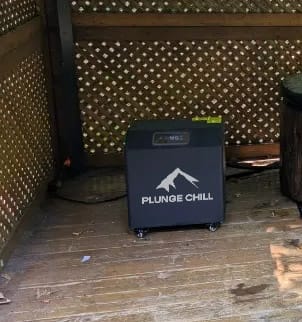 Customer photo review of 1HP COLD PLUNGE CHILLER
