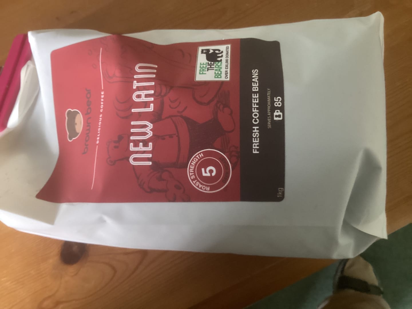 Customer photo review of Strong Dark Roast Coffee - New Latin - Strength 5