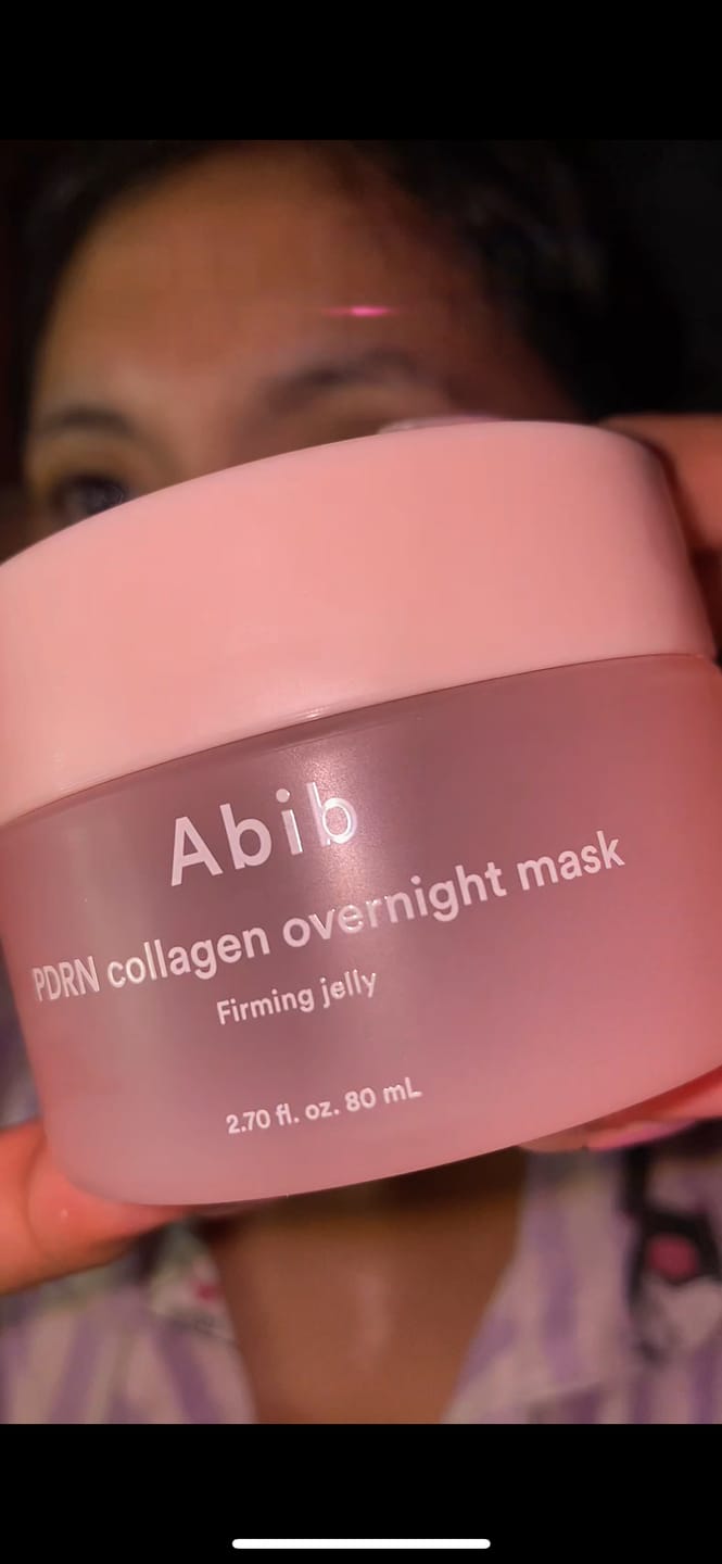 Customer photo review of PDRN collagen overnight mask Firming jelly