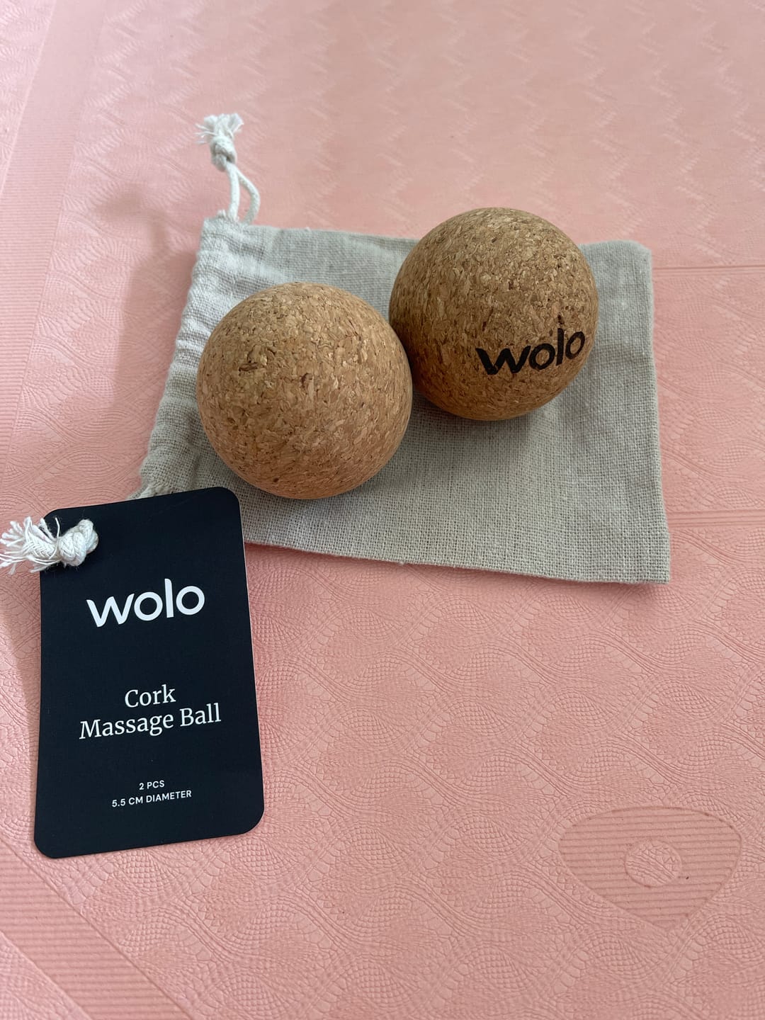 Customer photo review of Cork Massage Balls 5.5cm