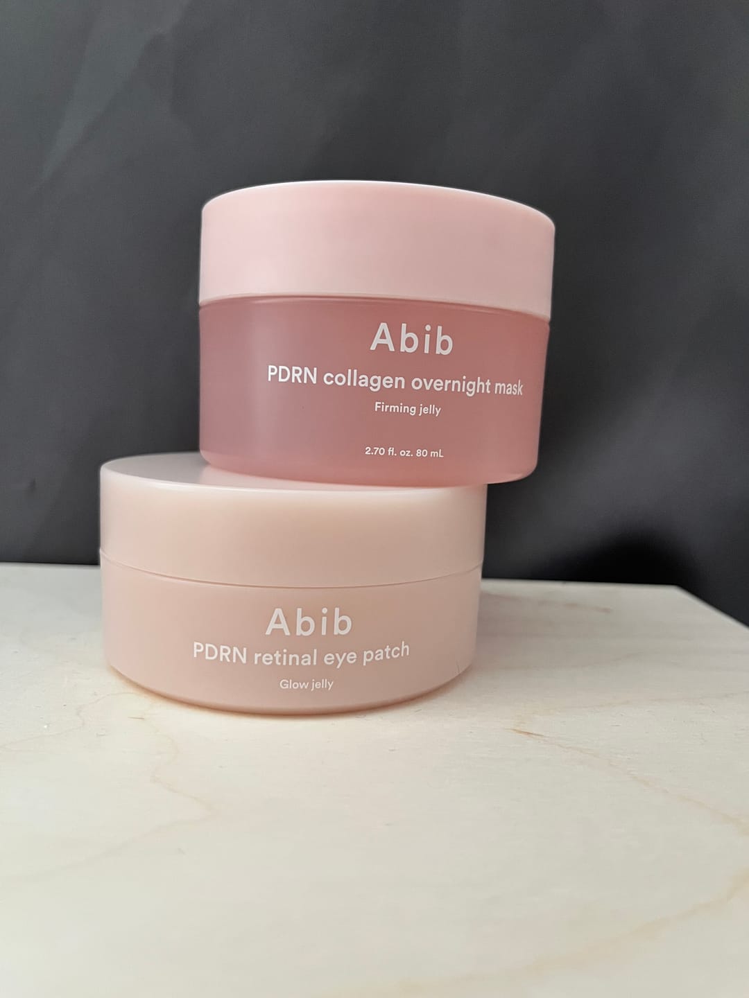 Customer photo review of PDRN retinal eye patch Glow jelly