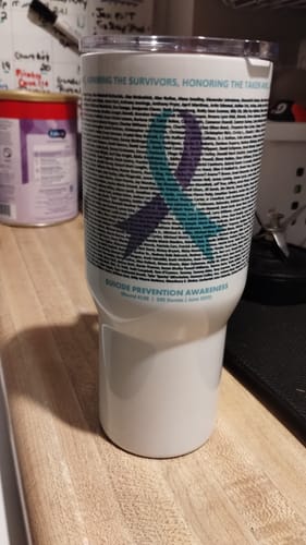 Customer photo review of Round 130 - Elevated Stainless Steel Travel Mug