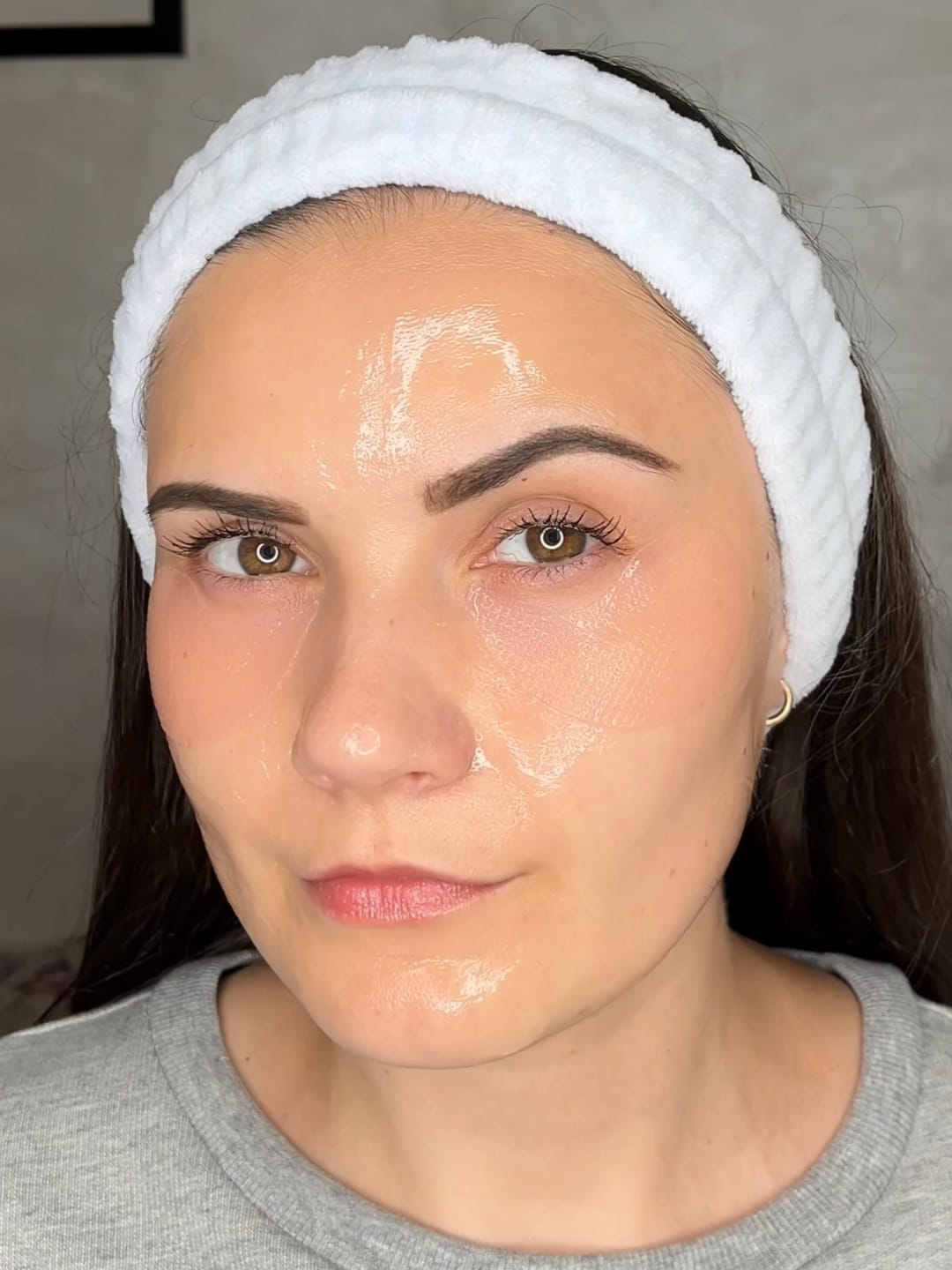 Customer photo review of PDRN retinal eye patch Glow jelly