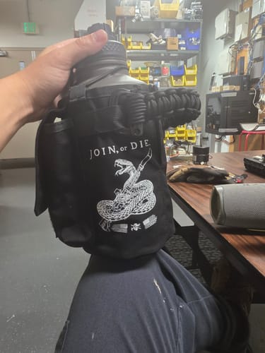 Customer photo review of 64oz Battle Bottle Water Bottles