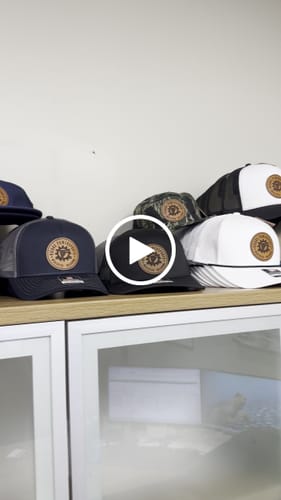 Customer video review of Richardson 112 Genuine Leather Patch Hats Laser Engraved