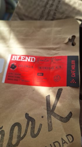 Customer photo review of Colombia | Blend Santa Rosa Bolsa 250 gramos | MOLIDO