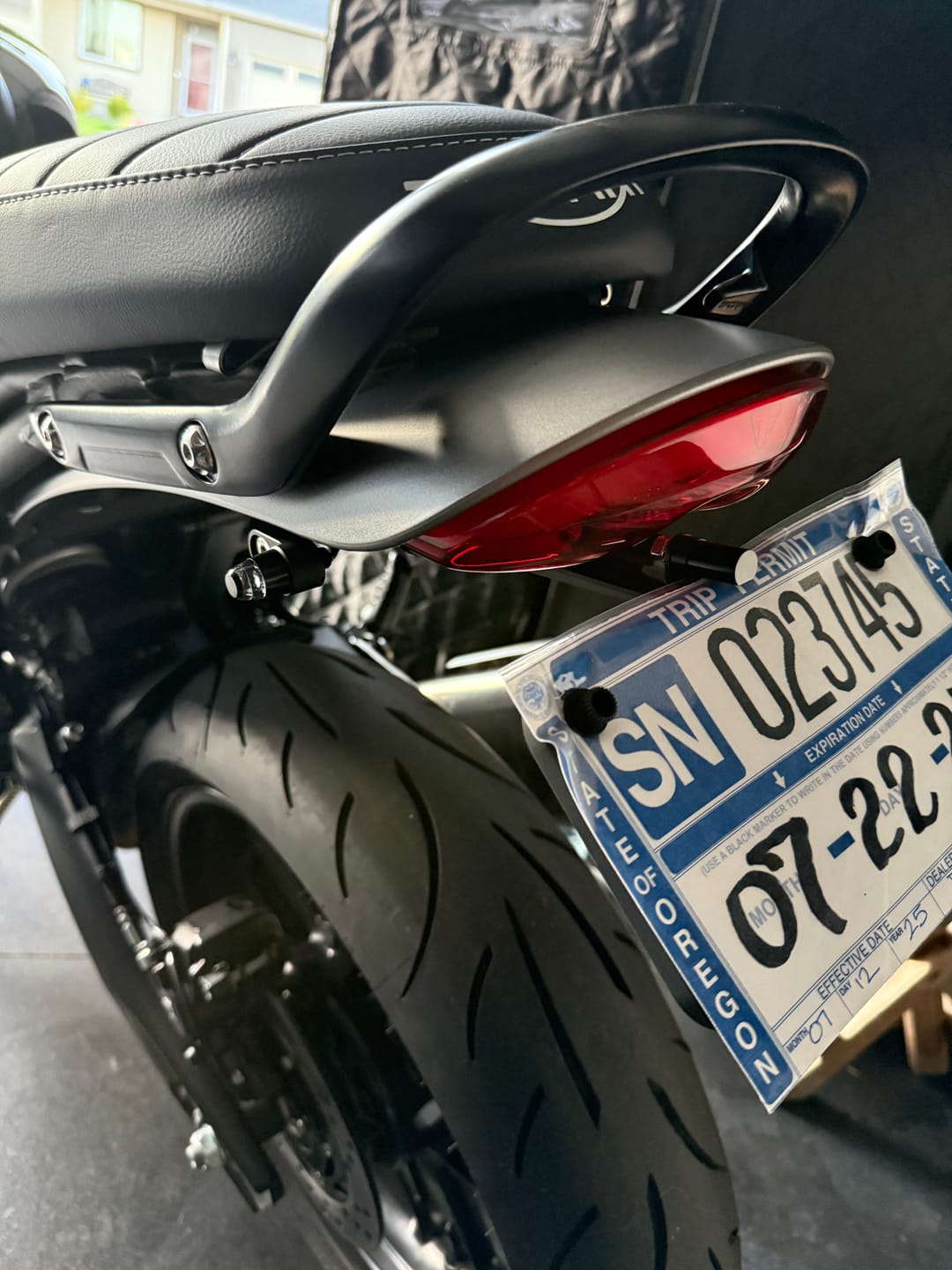 Customer photo review of Triumph Speed 400 & Scrambler 400 Plug & Play Tail Tidy Kit