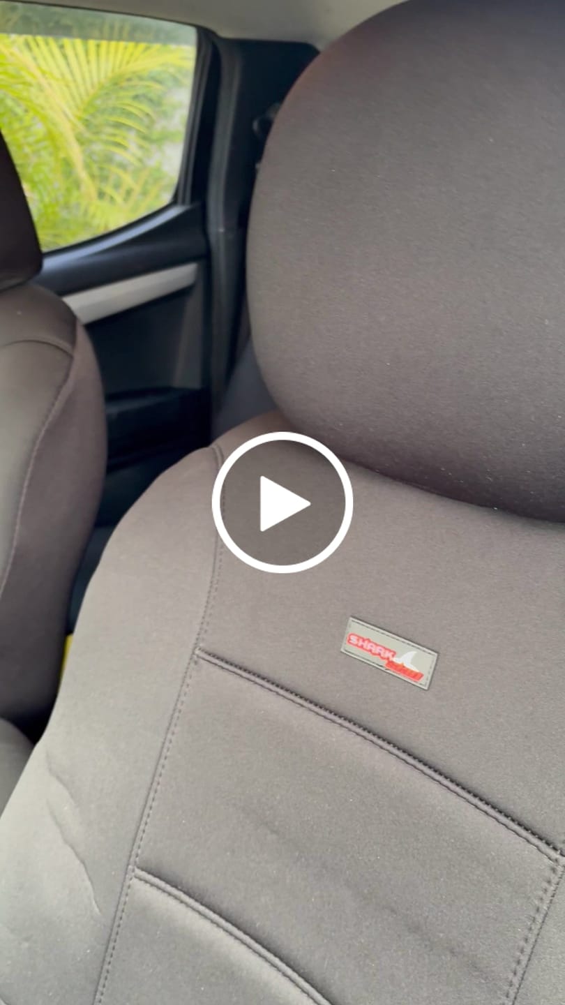 Customer video review of Sharkskin Front Seat Covers for Isuzu D-Max (June/2012-June/2020)