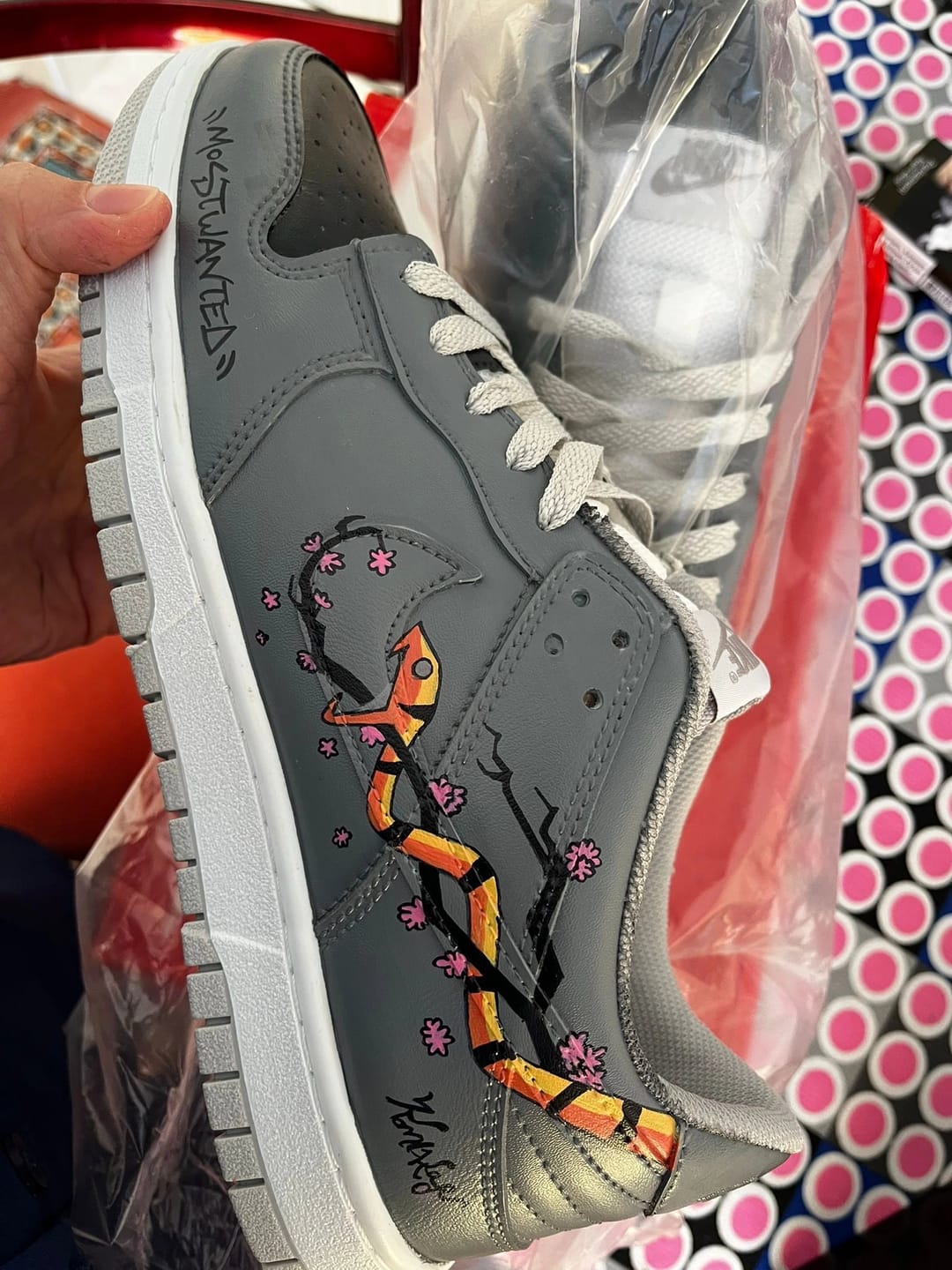 Customer photo review of Naruto Ayakkabı