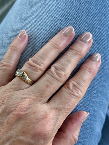 Customer photo review of D232 Haute Nude Crème Dip Powder