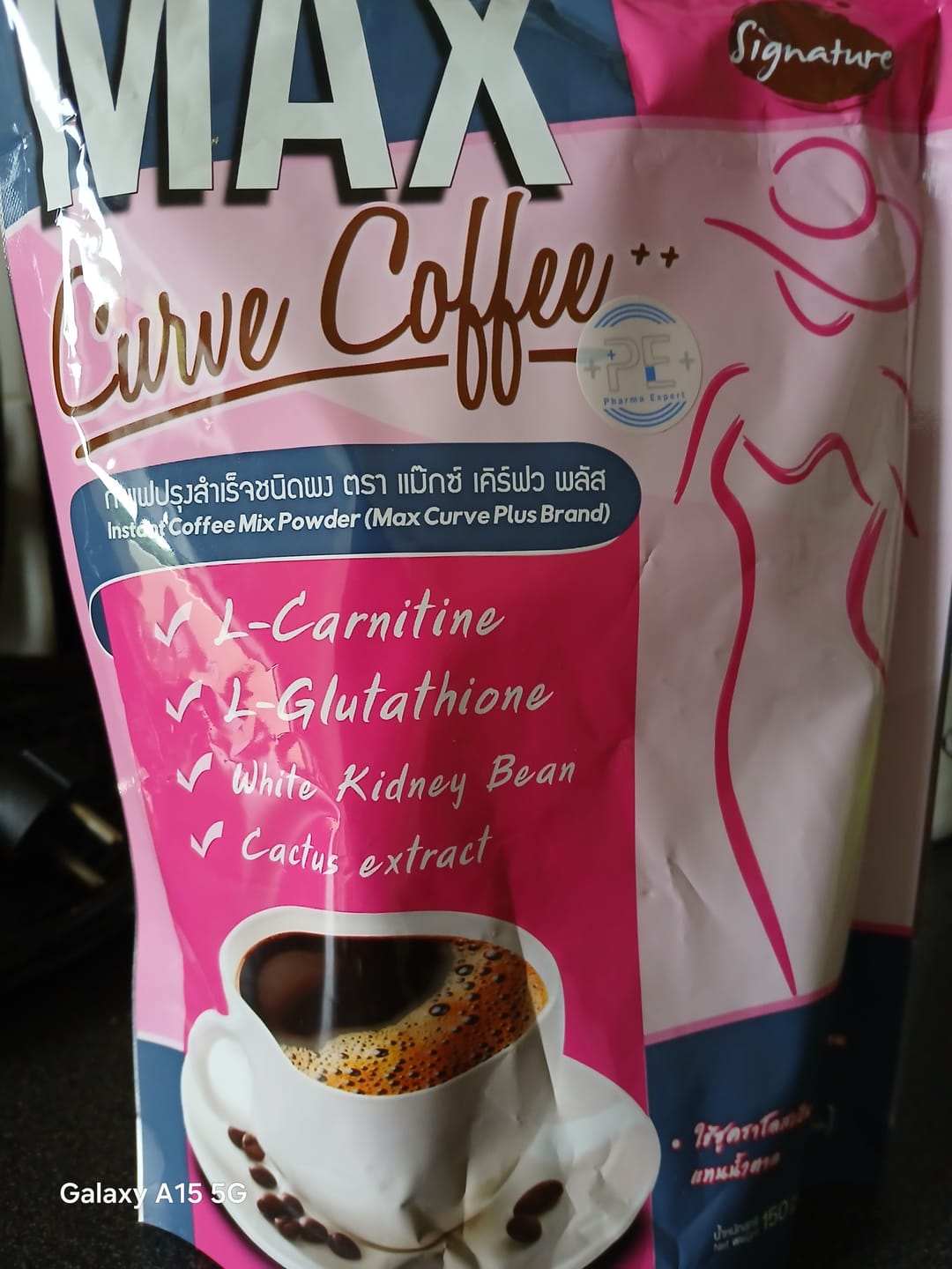 Customer photo review of Max Curve Coffee (café minceur coupe-faim) Goût délicieux