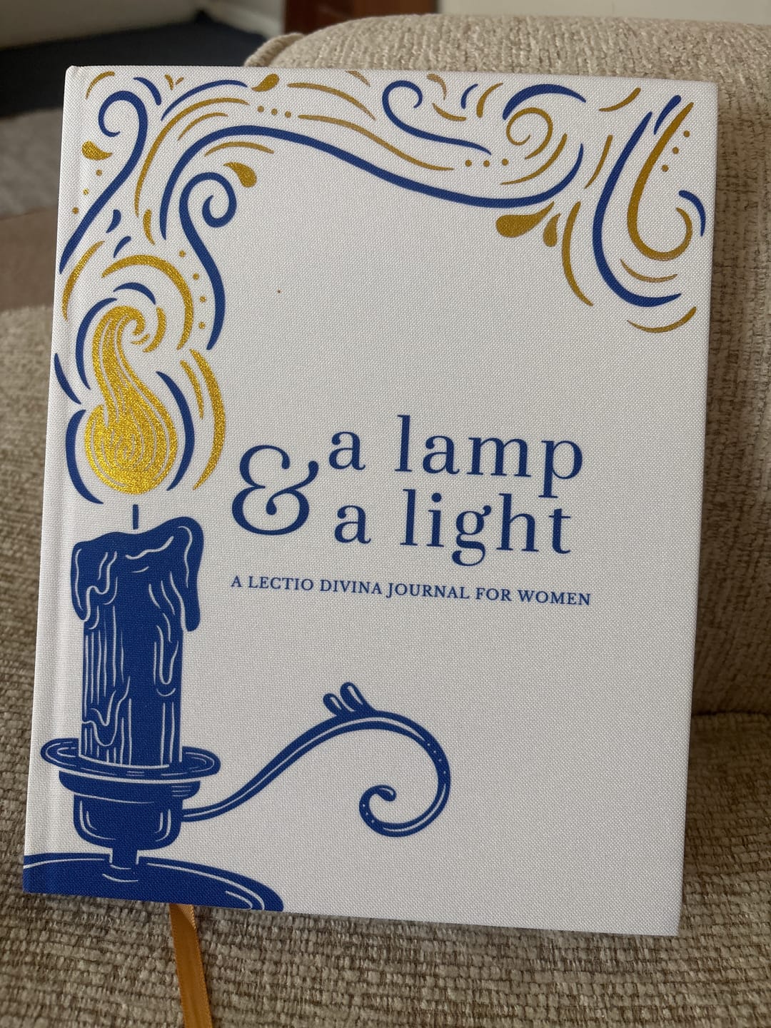 Customer photo review of A Lamp & A Light: A Lectio Divina Journal for Women