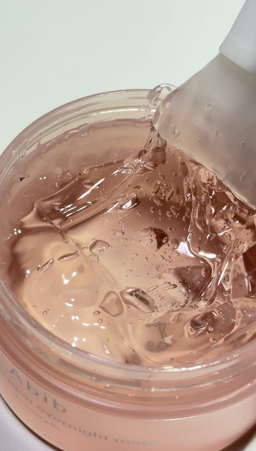 Customer photo review of PDRN collagen overnight mask Firming jelly