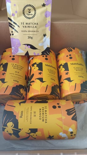 Customer photo review of Té Matcha Premium Mango