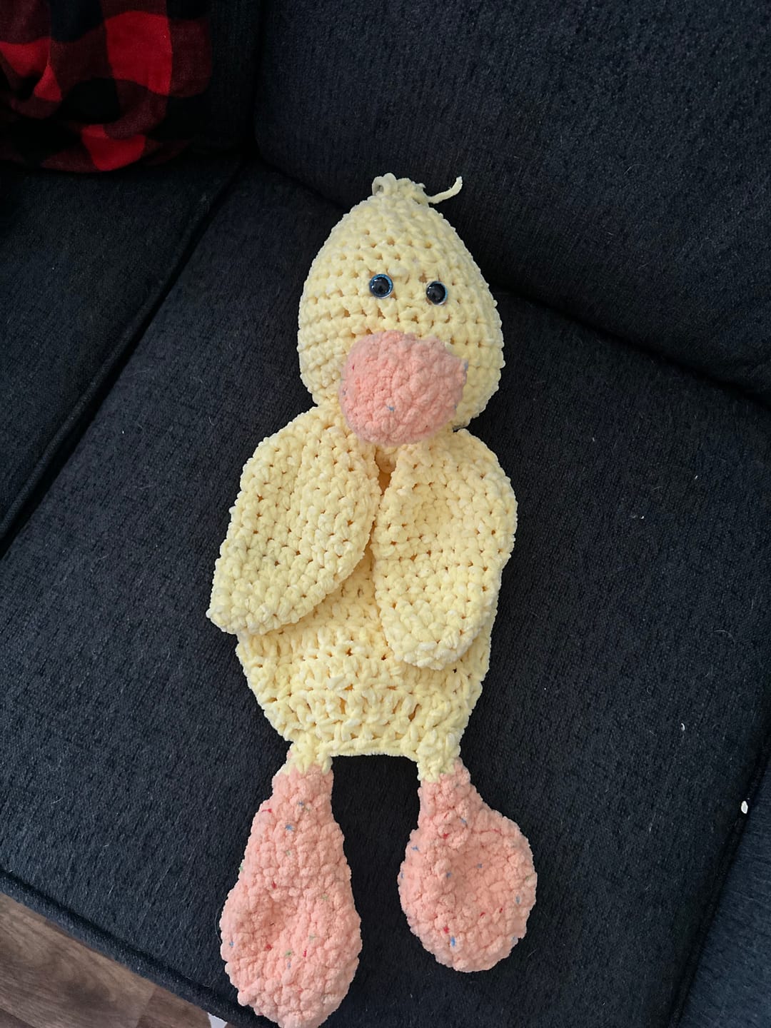 Customer photo review of Duck Snuggler Crochet Pattern PDF Download