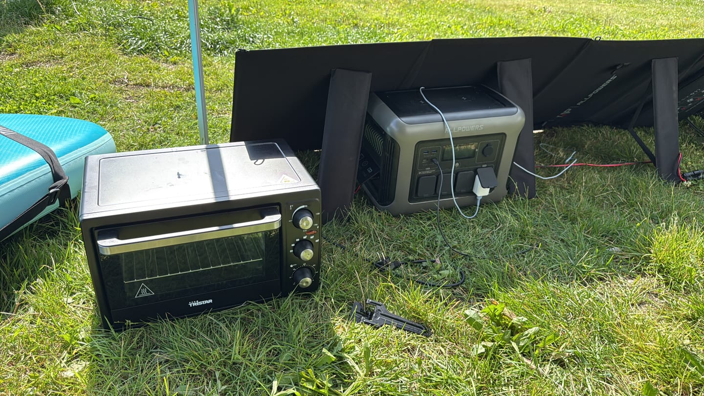 Customer photo review of ALLPOWERS R1500 Portable Power Station 1800W 1152Wh LiFeP04 Battery