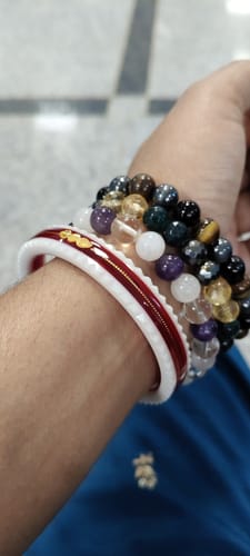 Customer photo review of Red – “Crimson Charm Women’s Bangle” (Pack of 1 Pair) (2 pis)