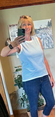 Customer photo review of Blush Tide Tall Tank