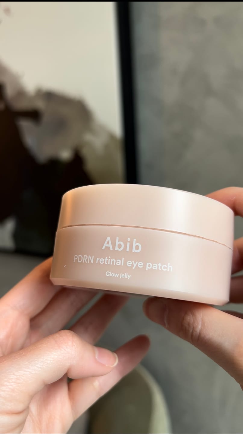 Customer photo review of PDRN retinal eye patch Glow jelly