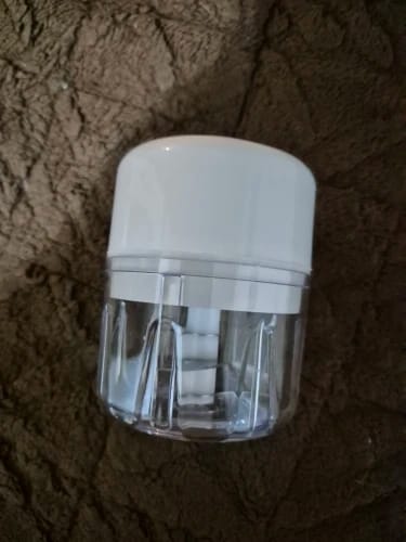 Customer photo review of USB Mini Electric Garlic Chopper Tool