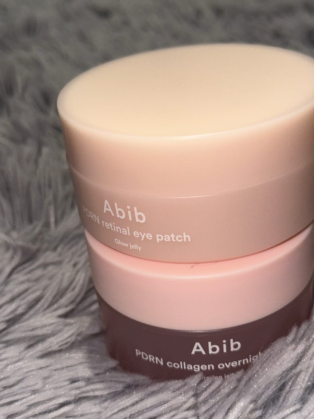 Customer photo review of PDRN retinal eye patch Glow jelly