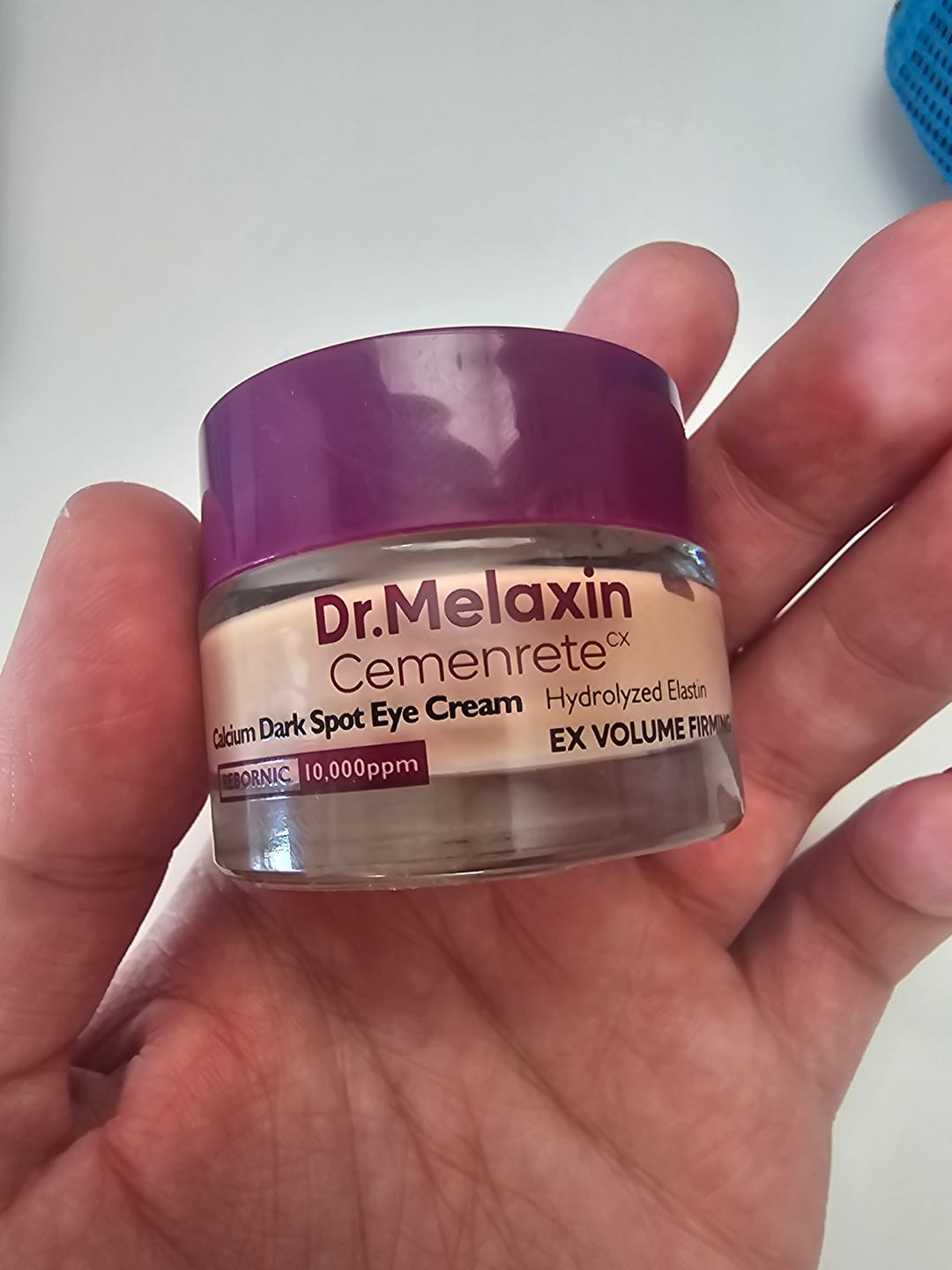 Customer photo review of Atjaunojošs krēms ādai ap acīm Dr.Melaxin Cemenrete Calcium Dark Spot Eye Cream