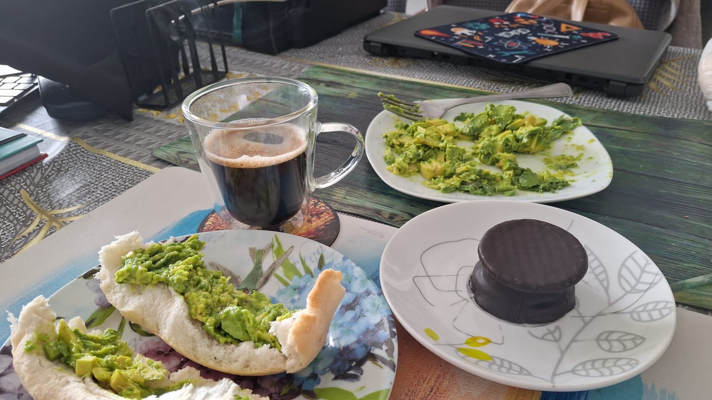 Customer photo review of Lucaffe Breakfast Coffee filter 500 grs Grano Molido