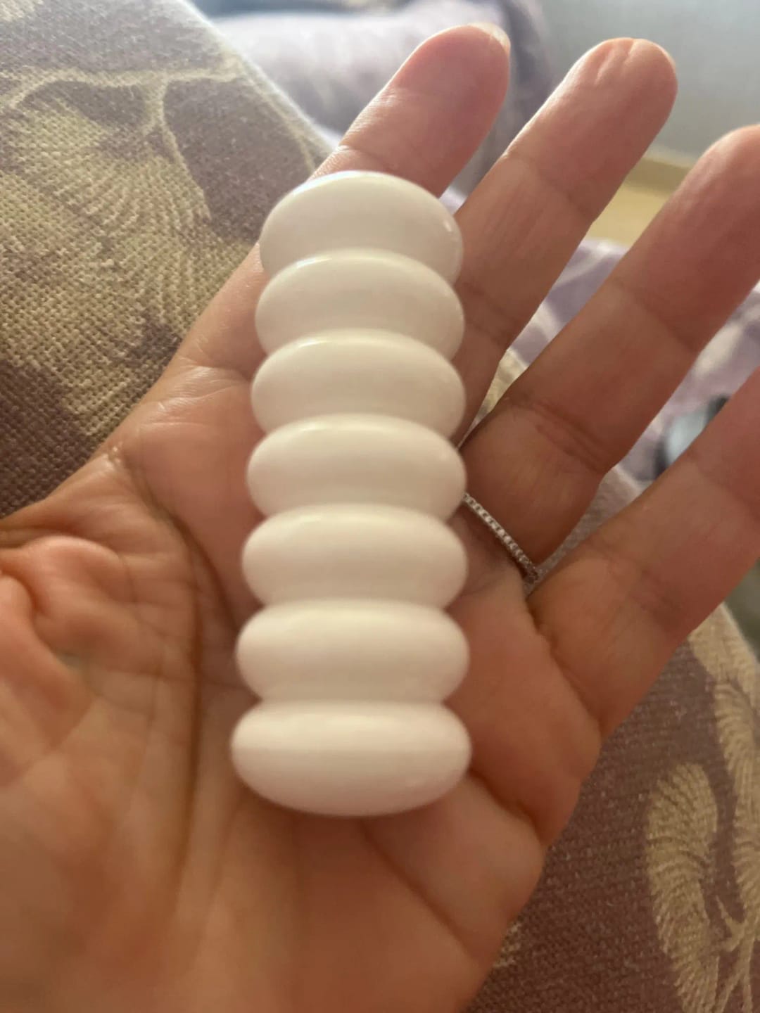 Customer photo review of Fine Shimmer Lipstick Nourishing Long Lasting — Pink | KIMLUD