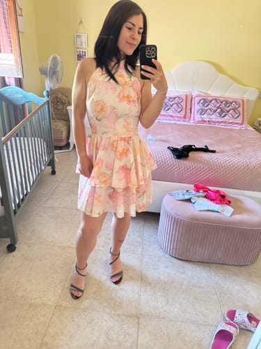 Customer photo review of Abito Florence - Pesca