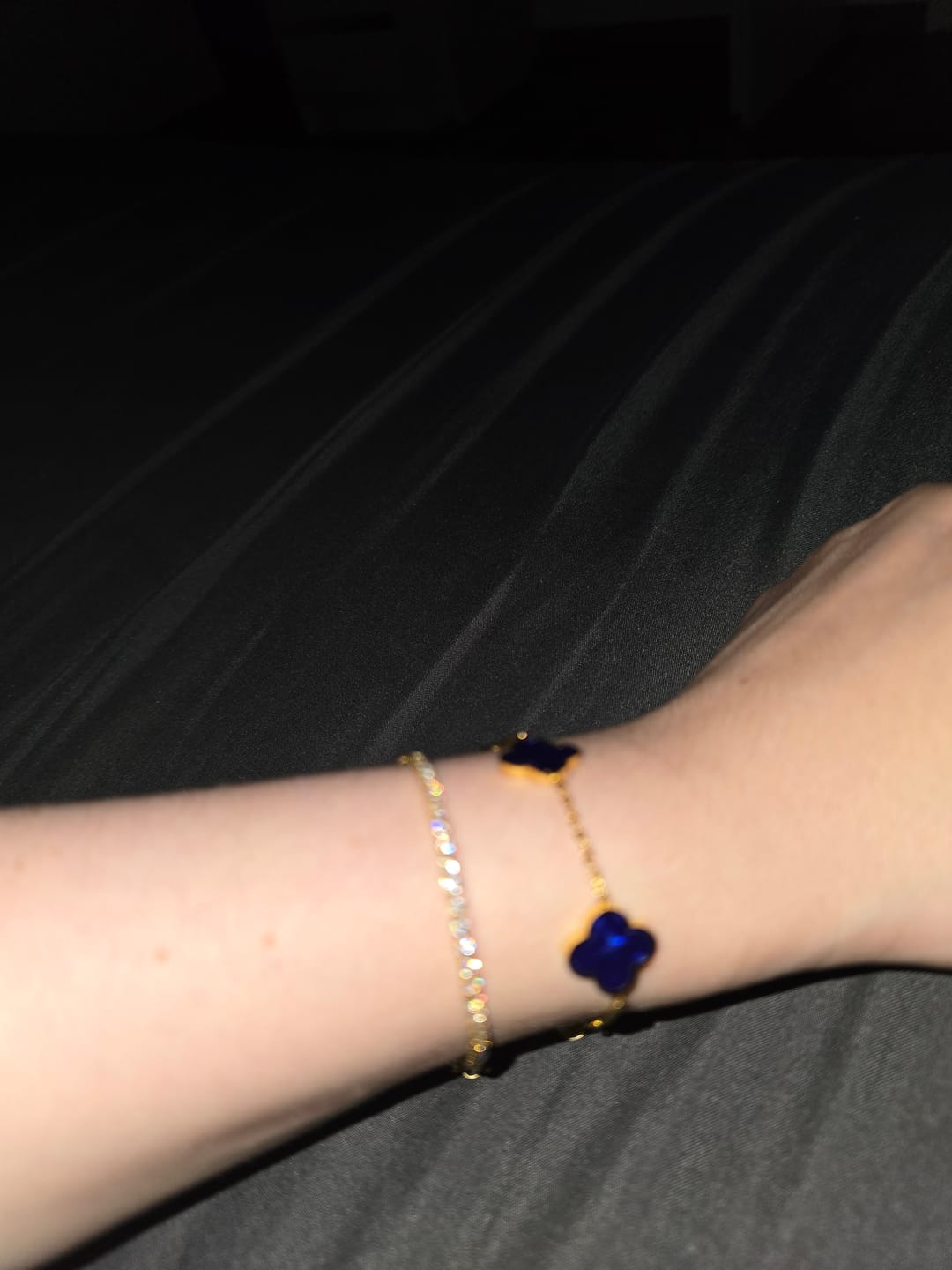 Customer photo review of Tennis Armband | 18K vergoldet