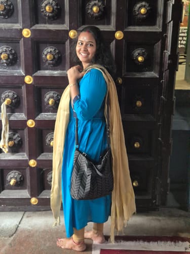 Customer photo review of Deep Blue Ikat Maxi