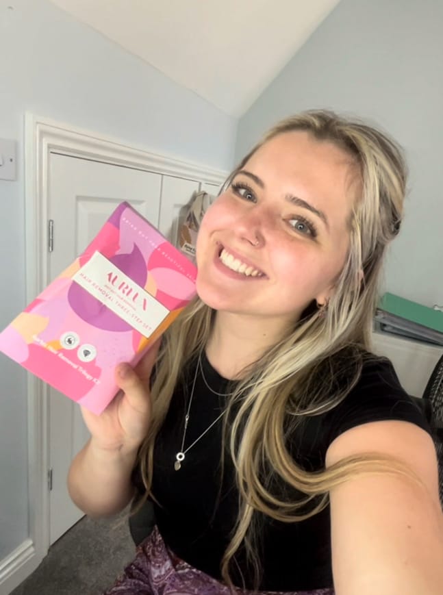 Customer photo review of Hair Removal Trilogy Kit