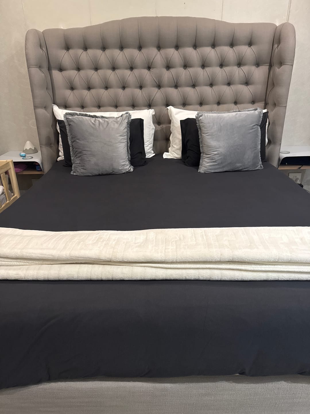 Customer photo review of Duvet Cover Set - Deep Charcoal