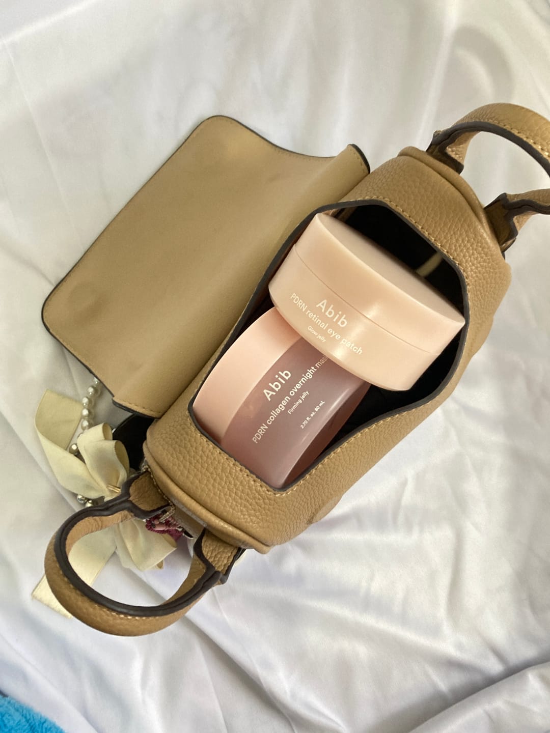 Customer photo review of PDRN retinal eye patch Glow jelly