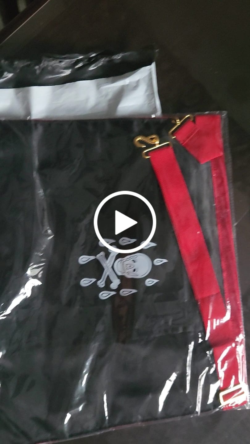 Customer video review of Gants Blancs Maçonniques Équerre Compas or