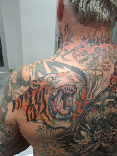 Customer photo review of Alpha Tattoo Whip