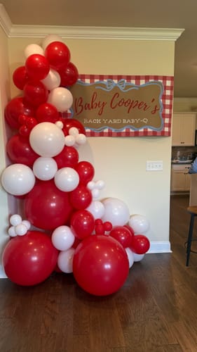 Customer photo review of Custom Balloon Garland Kit