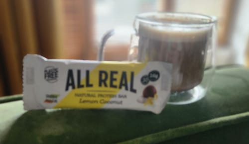 Customer photo review of Lemon Coconut Protein Bar 50g x 12 bars