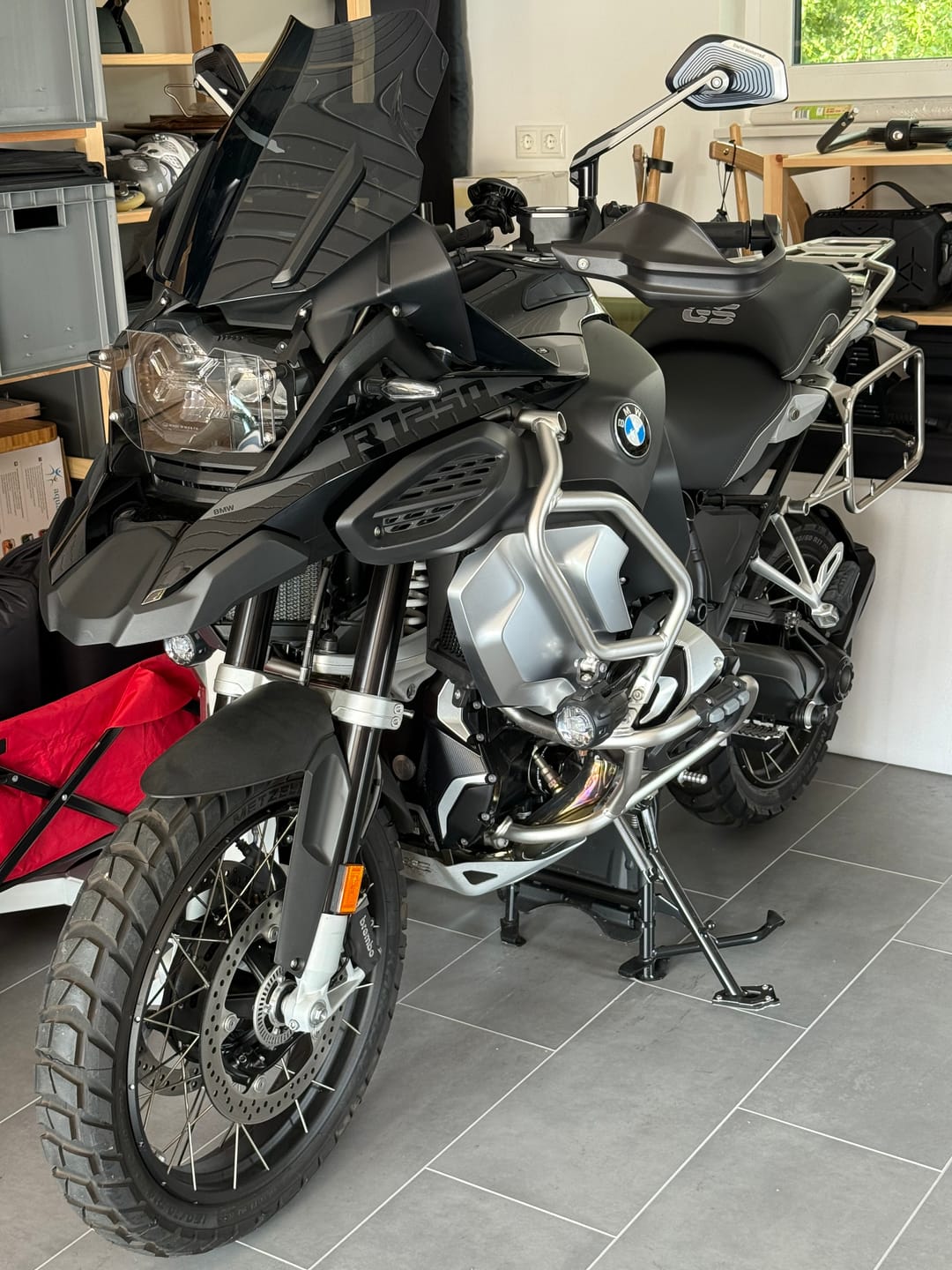 Customer photo review of LOBOO Universal Crash Bar Bumpers (Fits 25mm Tubing) | Replacement Skid Blocks & Sliders