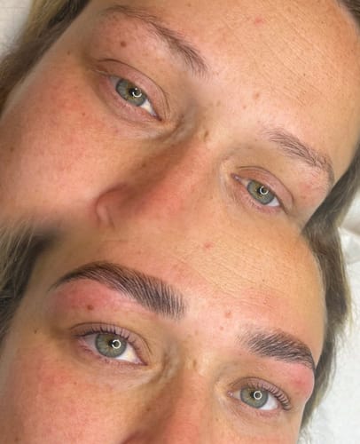 Customer photo review of (NEW) Cysteamine Brow & Lash Lamination Kit - Step 2 - 15ml