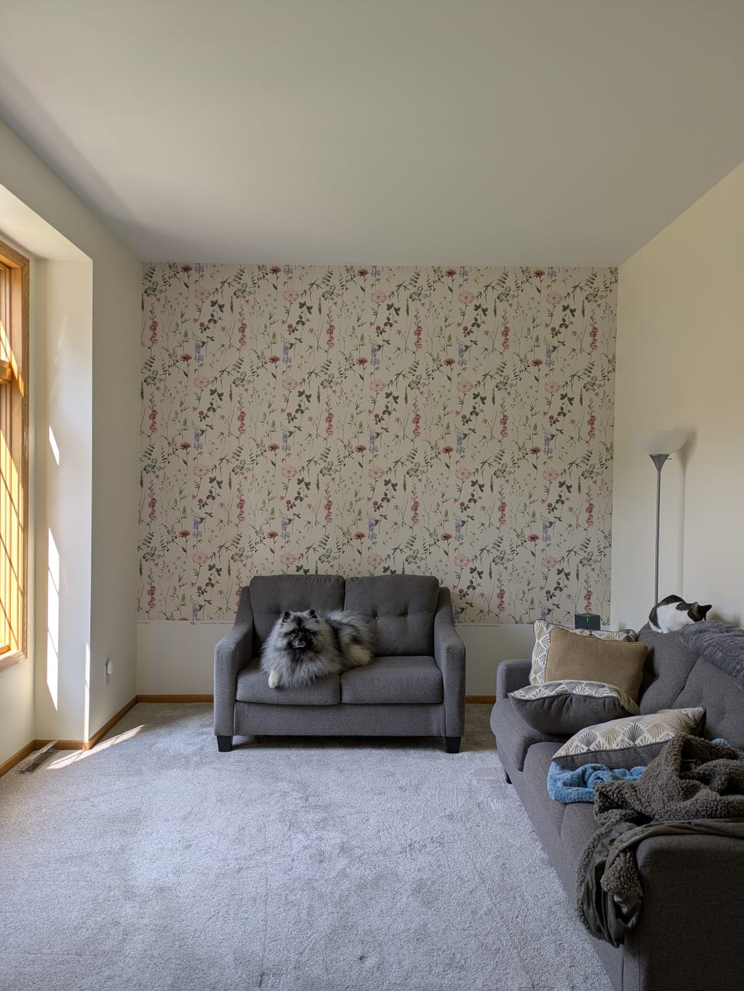 Customer photo review of Wildflower Wallpaper