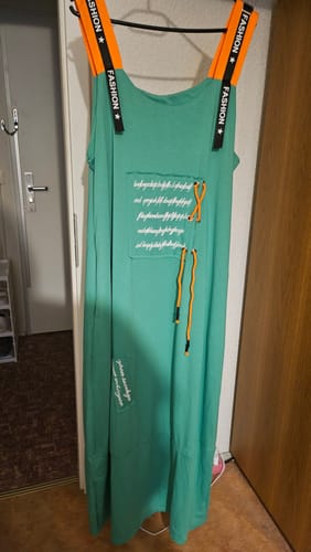 Customer photo review of Kleid Ärmellos Personalisierter Buchstabendruck